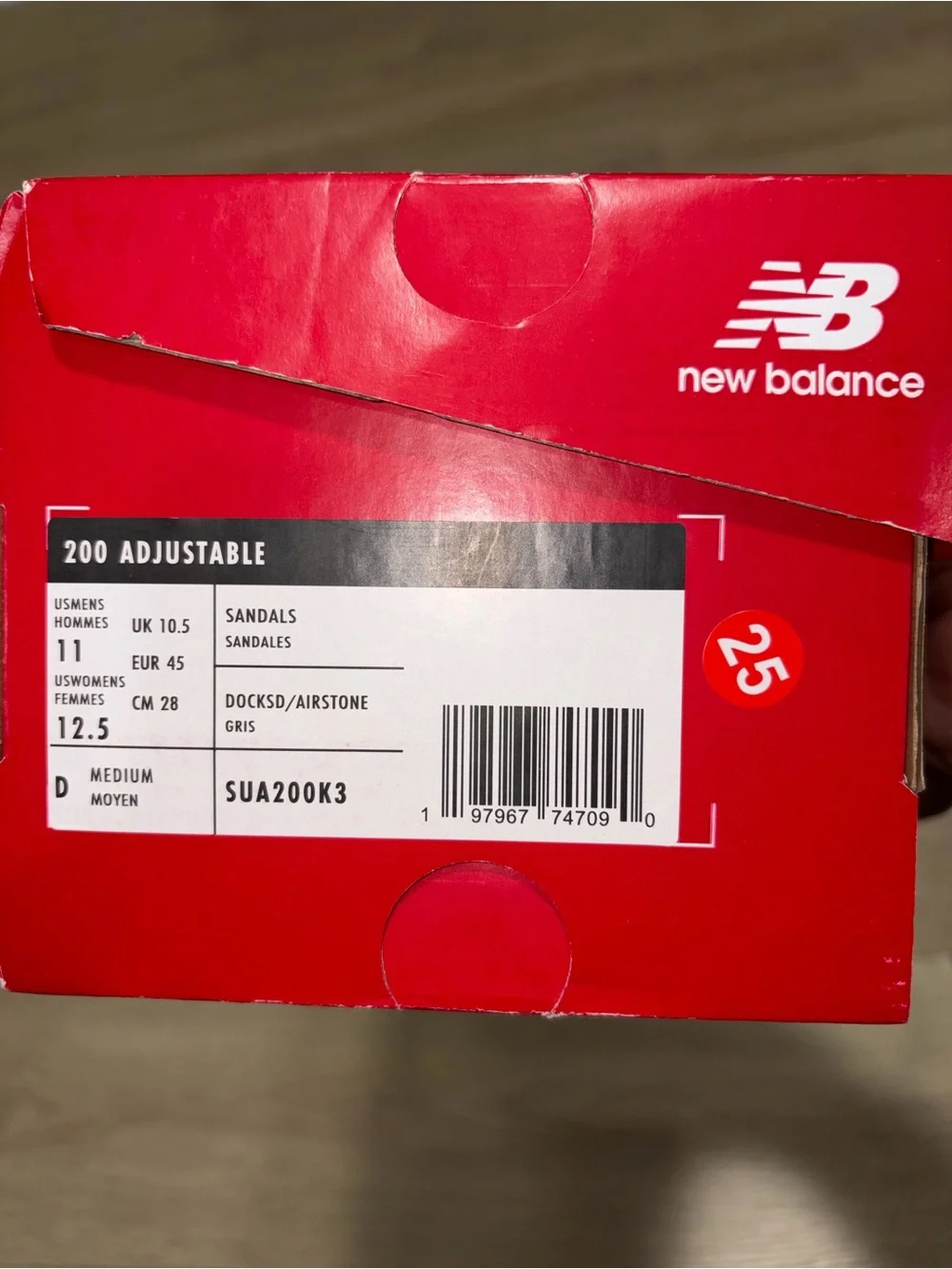 New Balance Men’s Slide Sandal in Light Beige